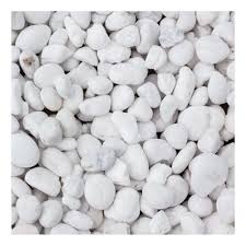 Pedra Seixo Branca Pacote de 1kg